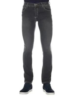 Denim Kaschmir Jeans Grau
