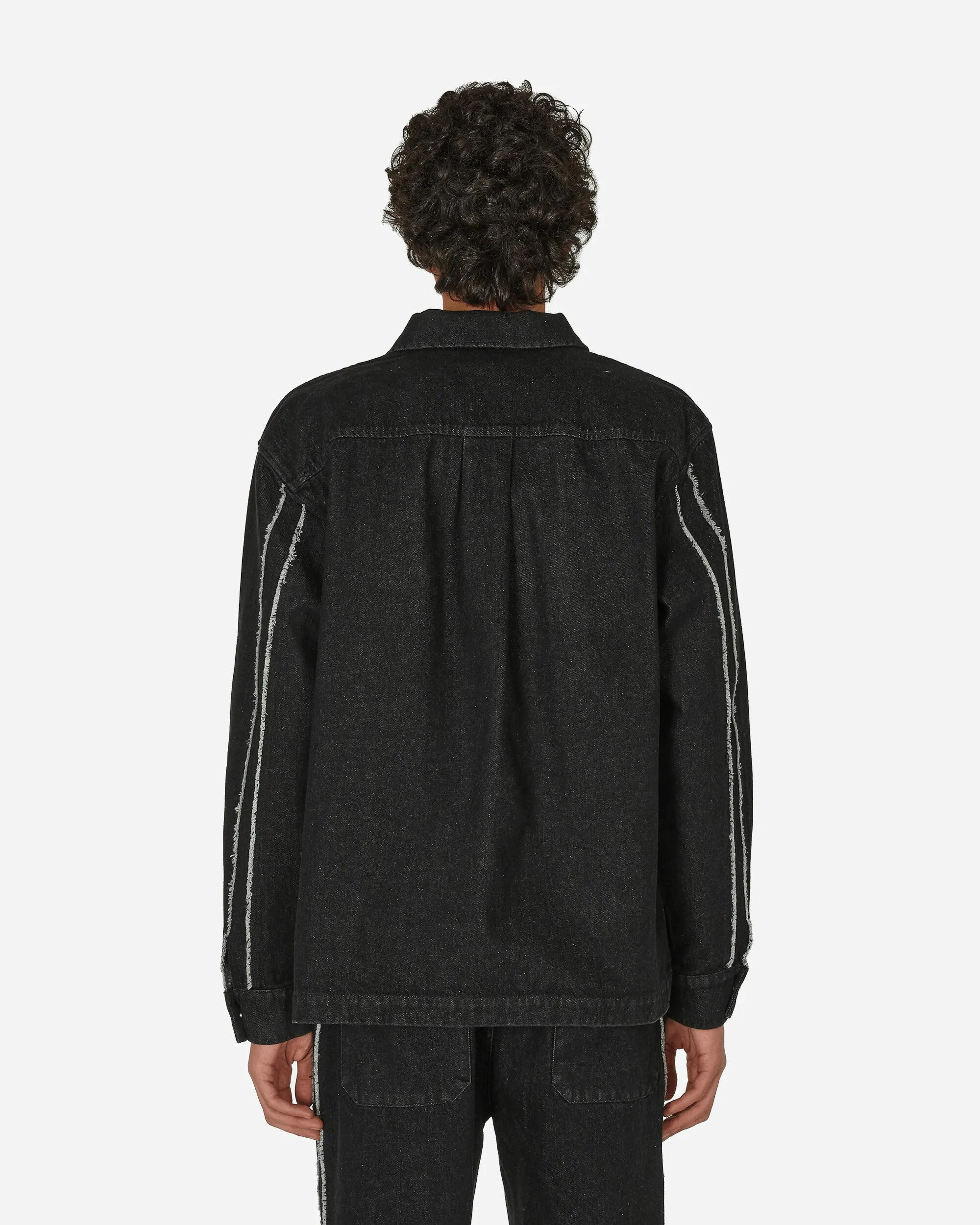 Denim Drop Hemdjacke Schwarz