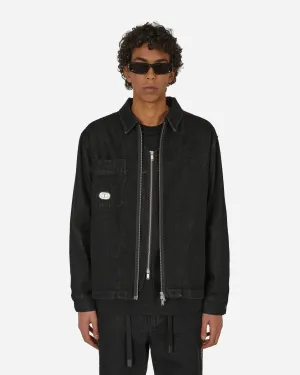 Denim Drop Hemdjacke Schwarz