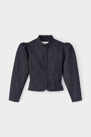 Denim Jacket 24r4jac18 Amoako Denim Dunkelblau