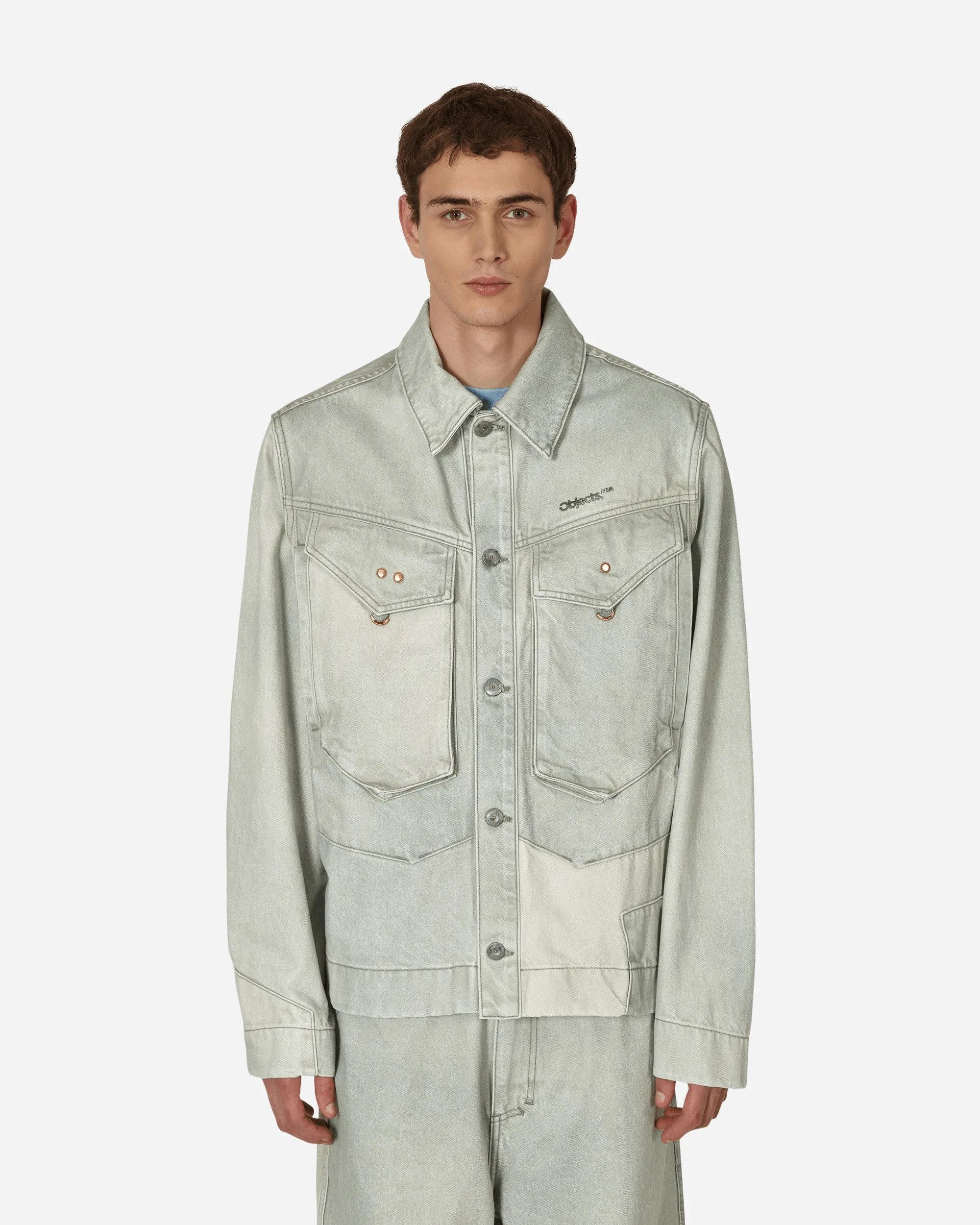 Denim Jacke Grün