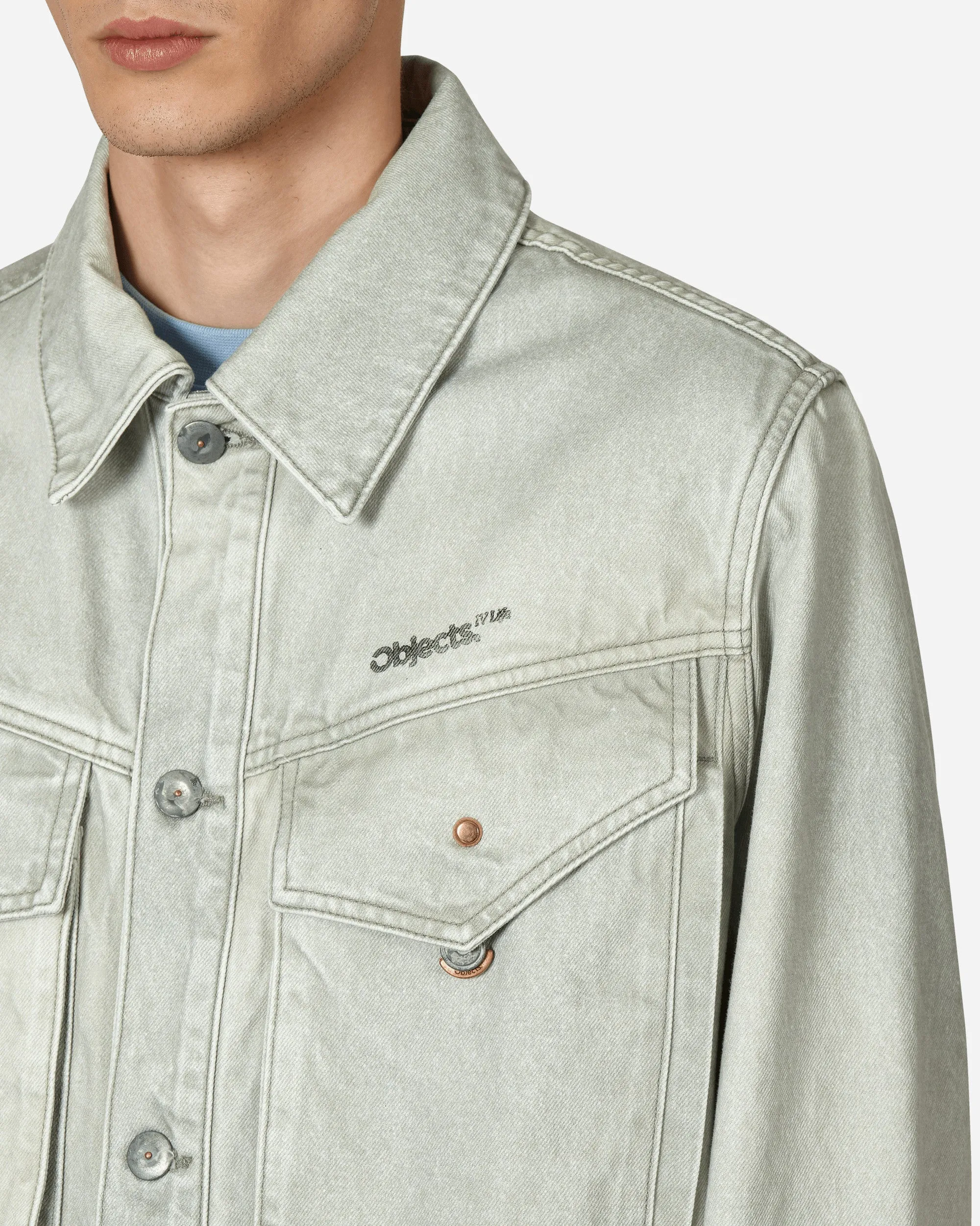 Denim Jacke Grün