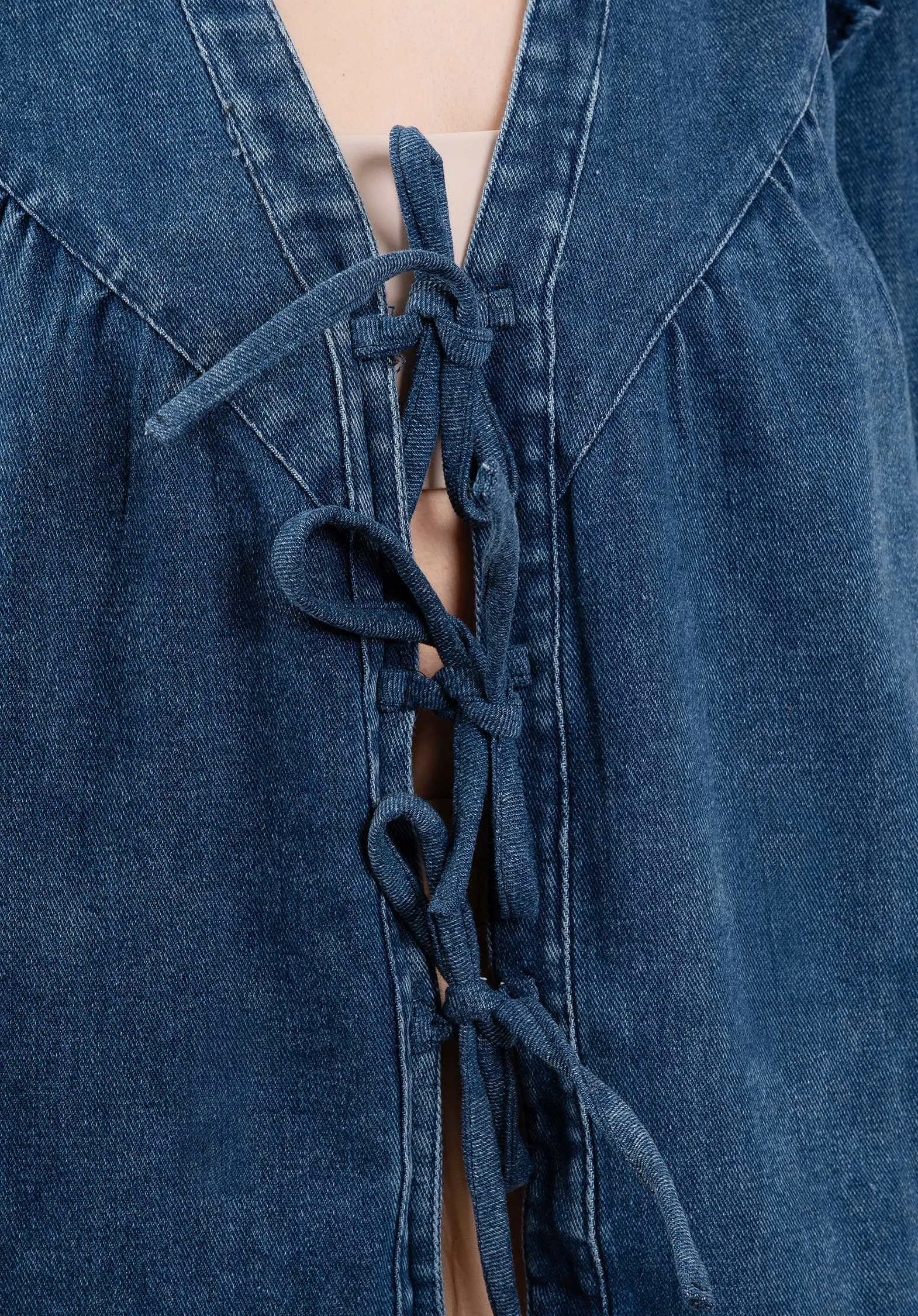 Denim Jacke R1109 Blau