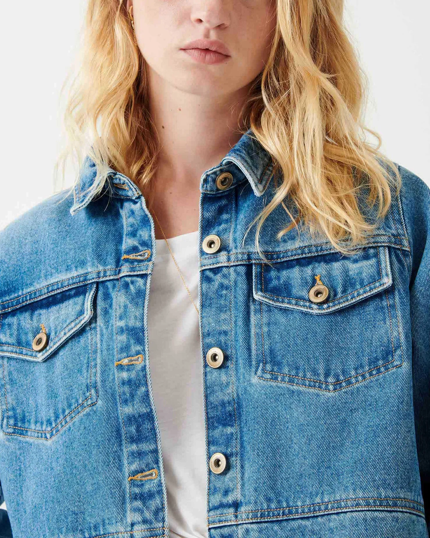 Denim Jacket Thelma Astral-Blau