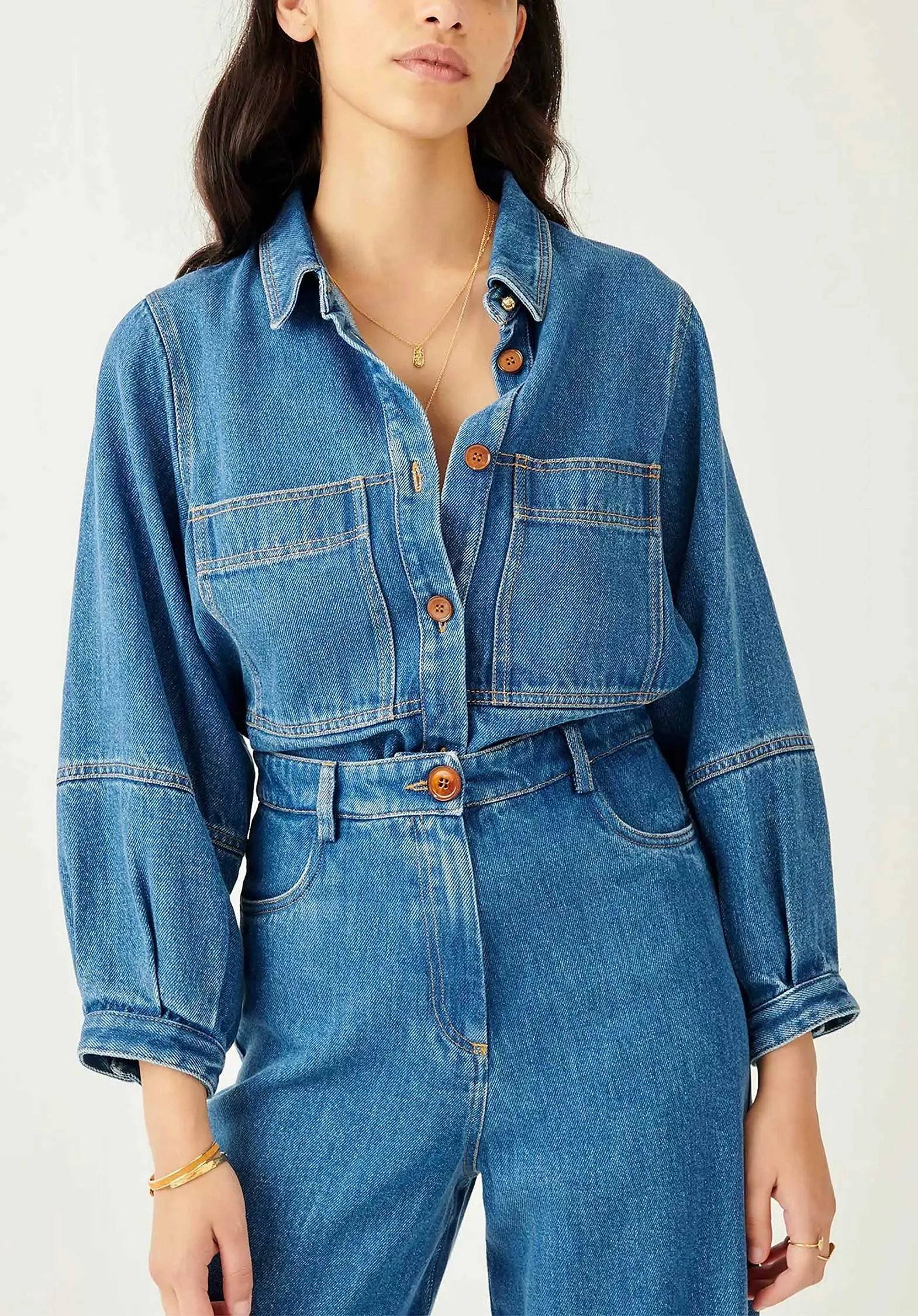 Denim Jacket Thelma Astral-Blau