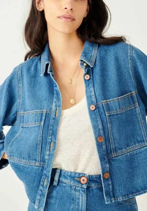Denim Jacket Thelma Astral-Blau