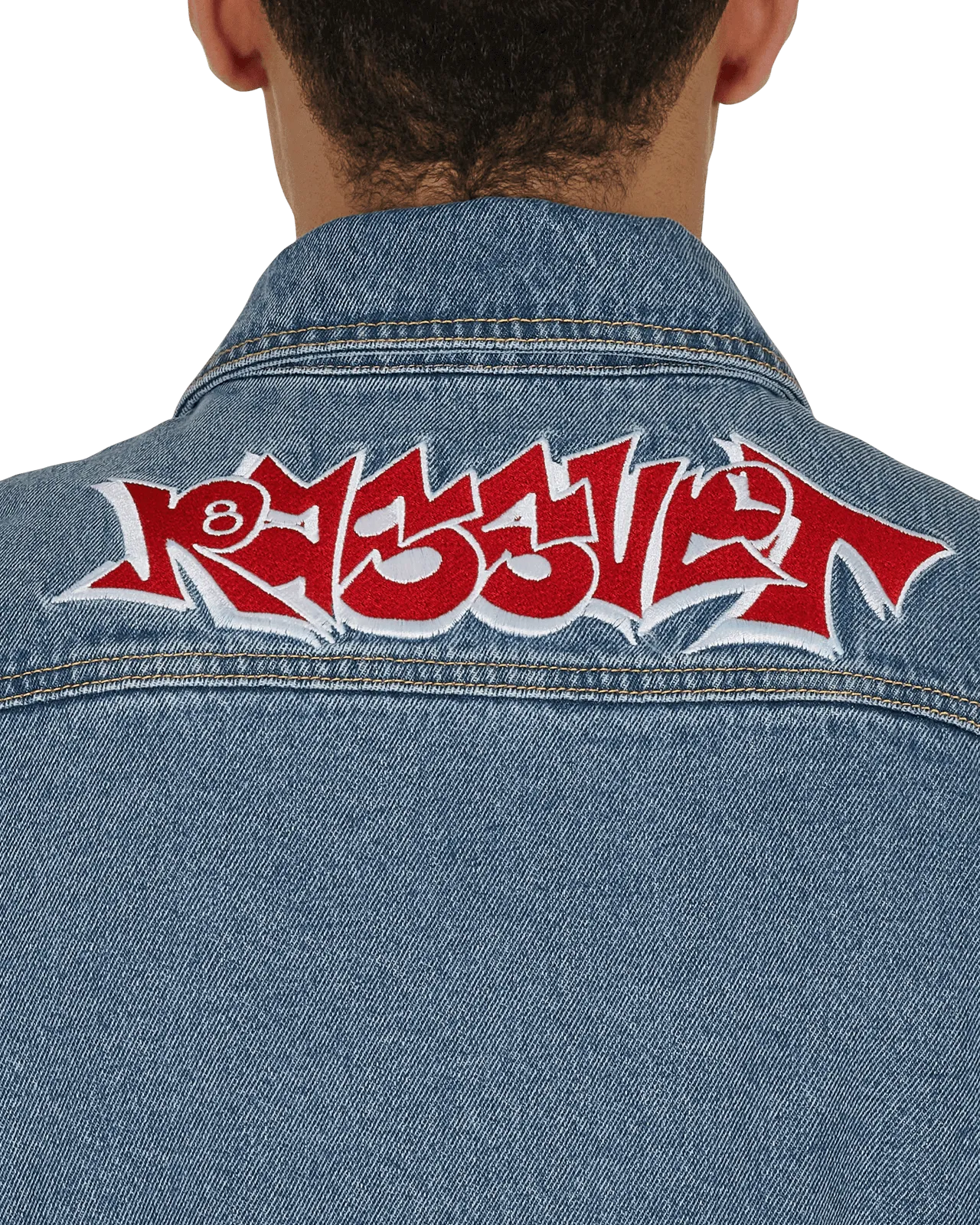 Denim-Langjacke Blau