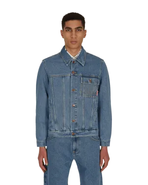 Denim-Langjacke Blau