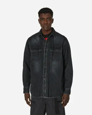 Denim-Hemd Schwarz