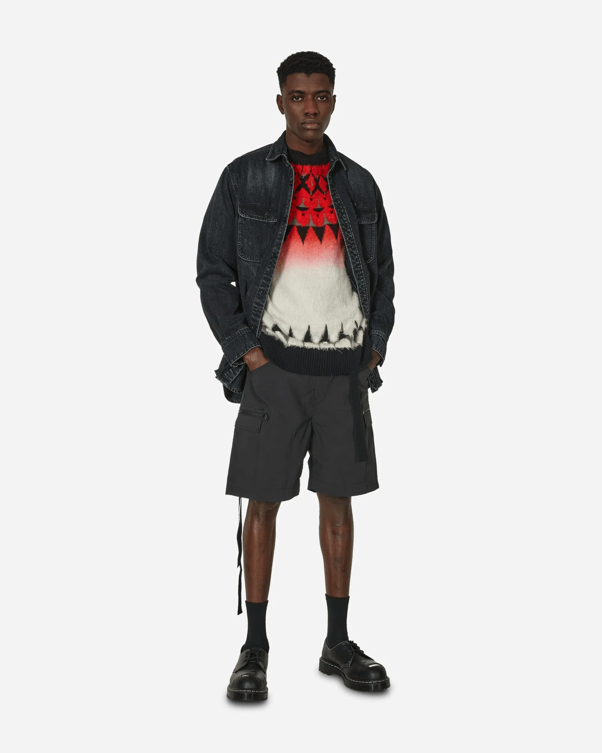 Denim-Hemd Schwarz