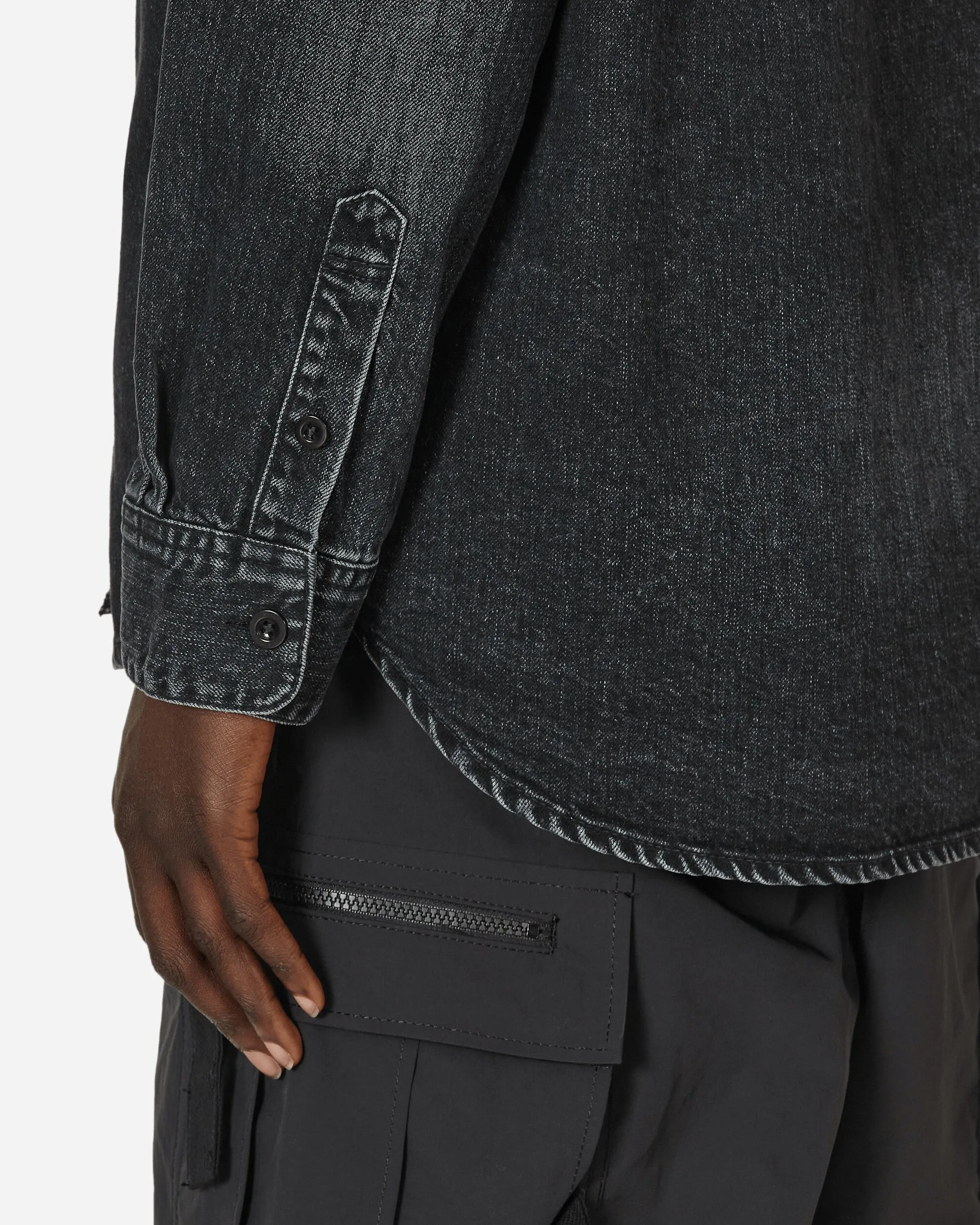 Denim-Hemd Schwarz