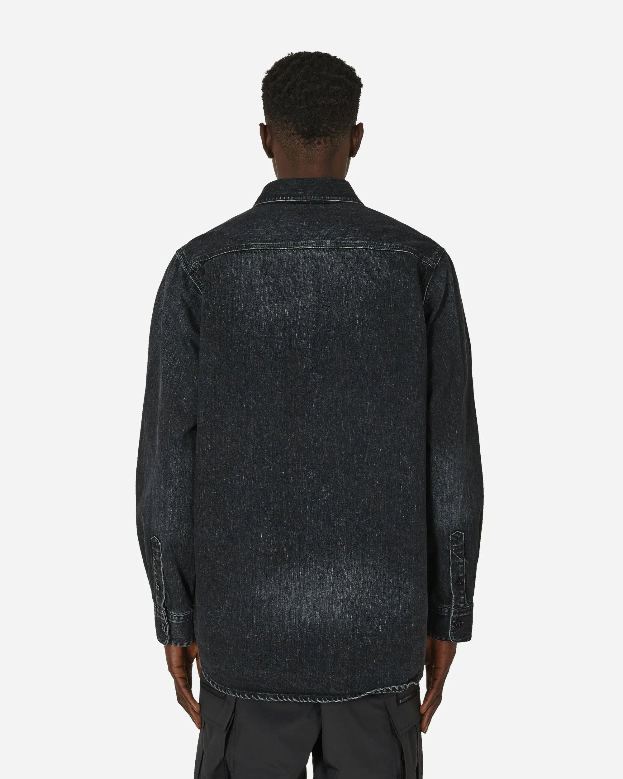 Denim-Hemd Schwarz