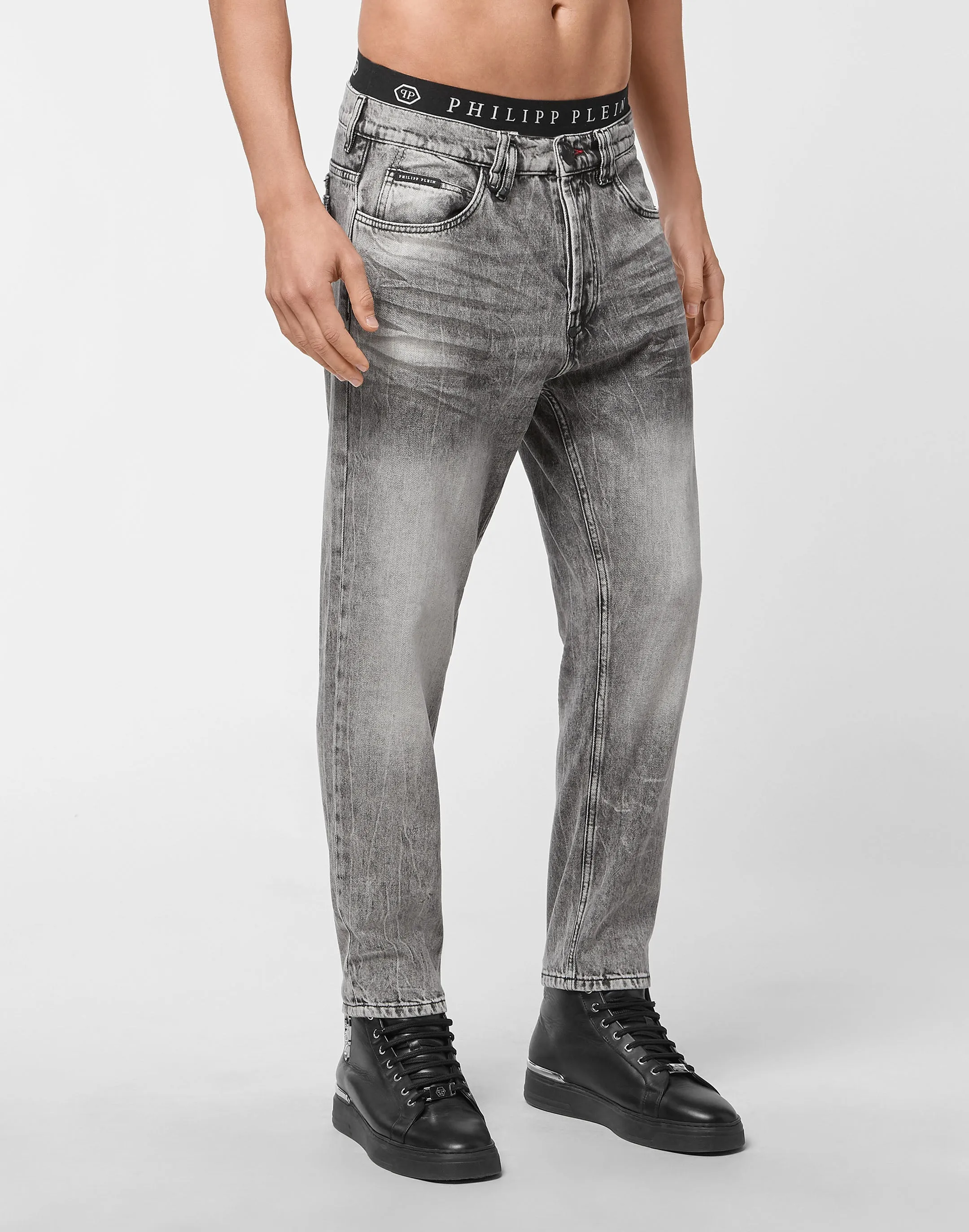 Denim-Hose Carrot Fit Iconic Plein