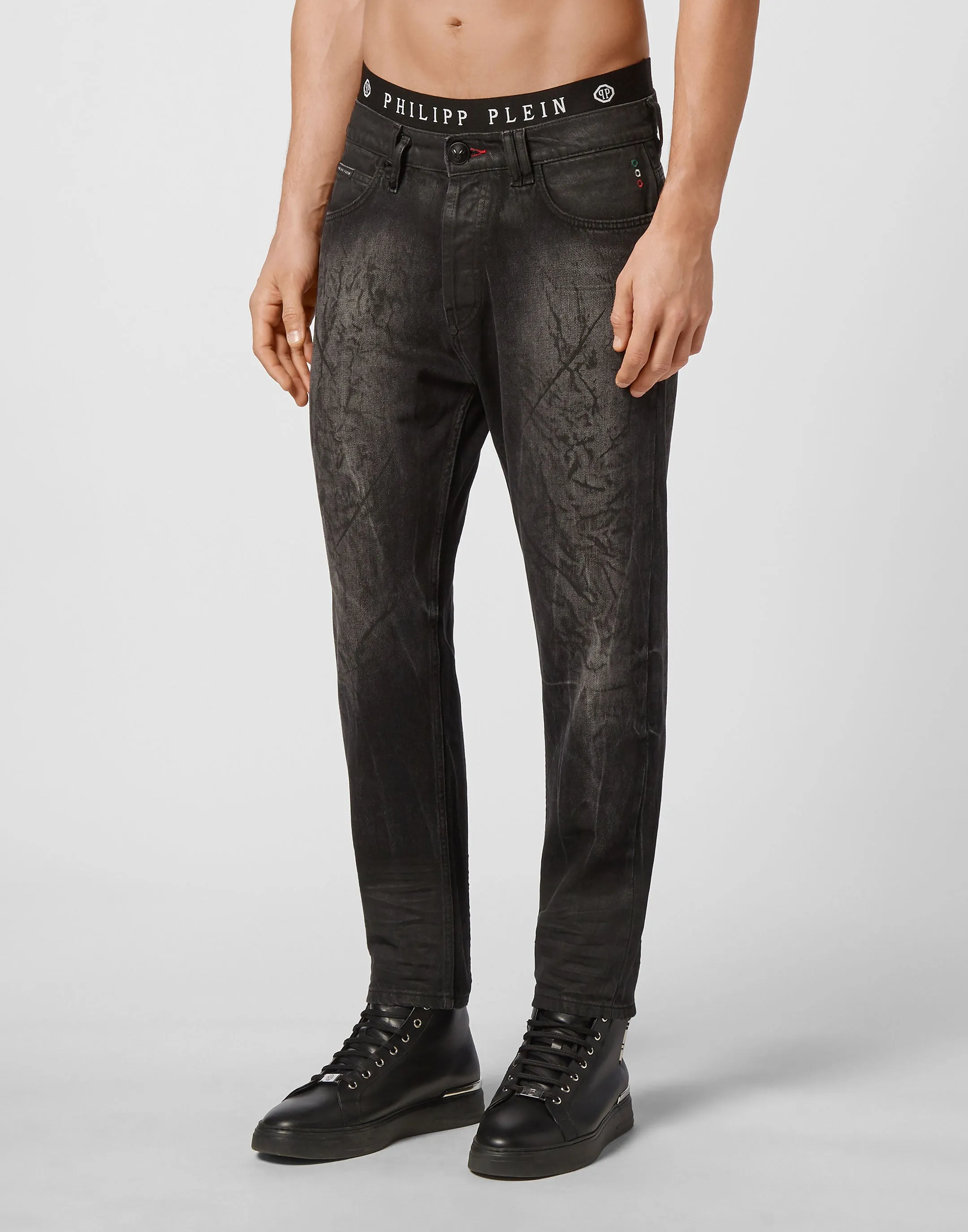 Denim-Hose Carrot Fit Iconic Plein