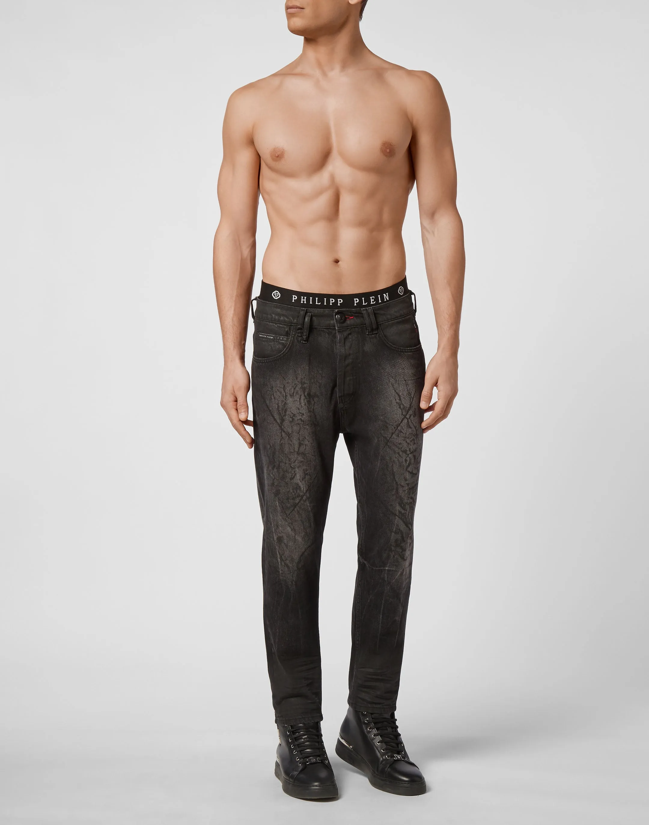 Denim-Hose Carrot Fit Iconic Plein