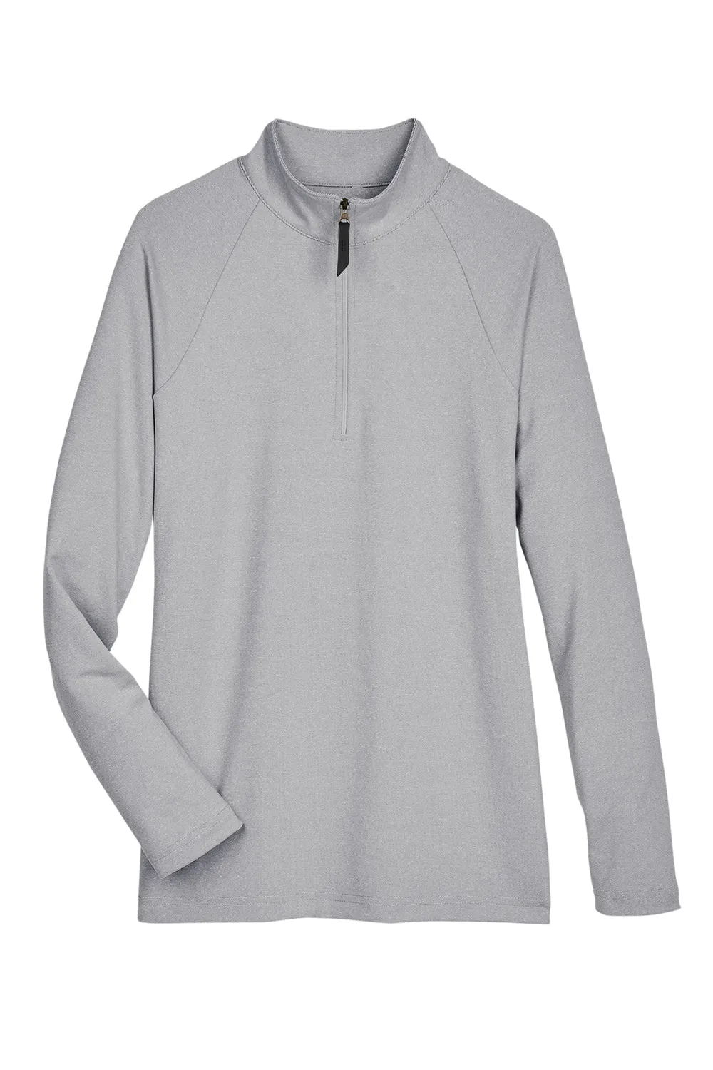 Devon & Jones Damen CrownLux Clubhouse Performance Feuchtigkeitstransportierendes 1/4-Zip Sweatshirt - Schwarz