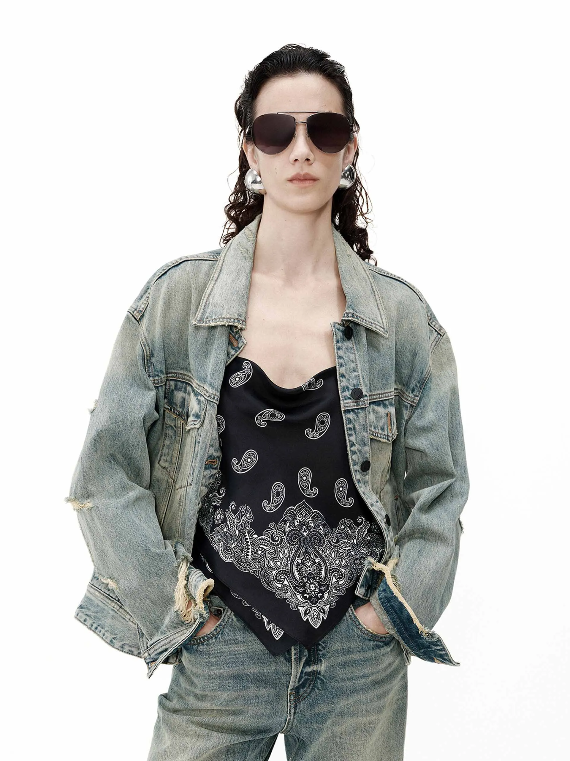 Vintage-Baumwolljacke