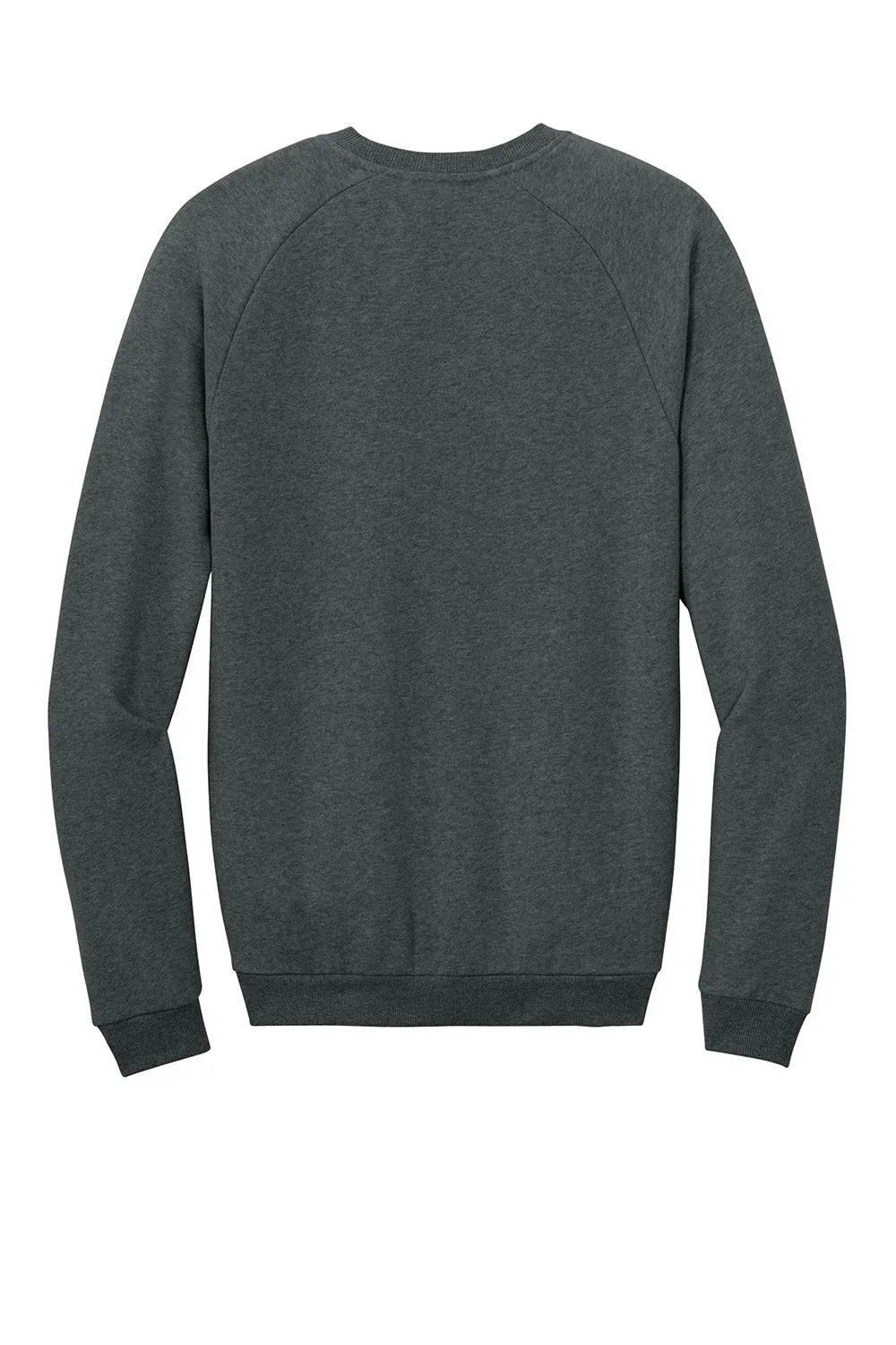 District Mens Cloud Fleece Crewneck Sweatshirt - Meliertes Anthrazitgrau
