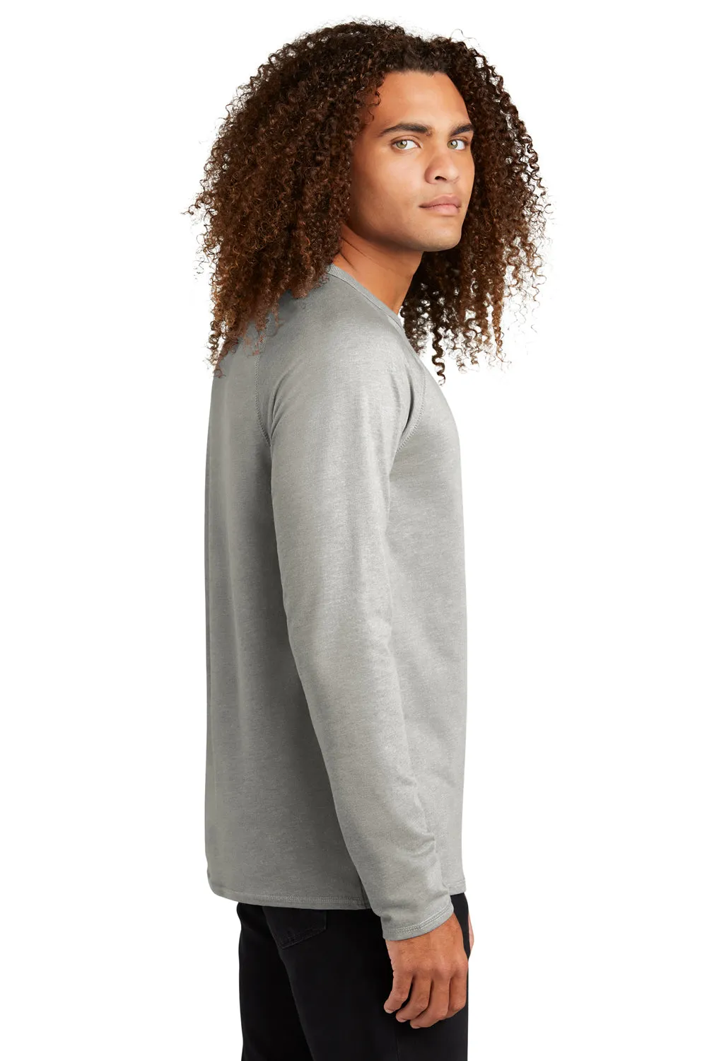 District Herren French Terry Crewneck Sweatshirt - Heather Hellgrau