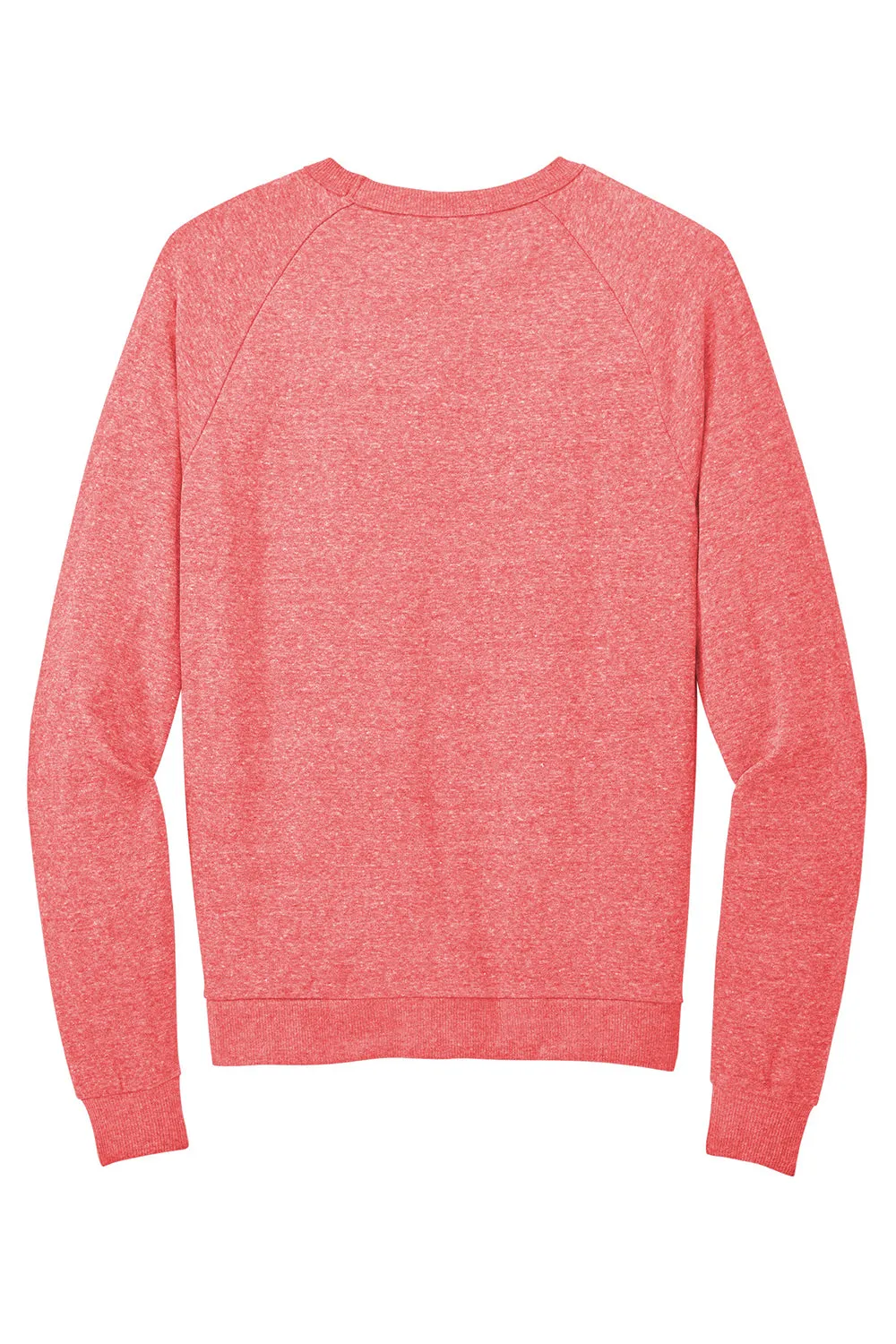 District Herren Perfekt Tri Fleece Rundhalspullover - Rot Frost