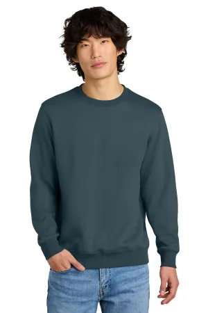 District Herren Perfektes Gewicht Fleece Pullover - Tiefes Stahlblau