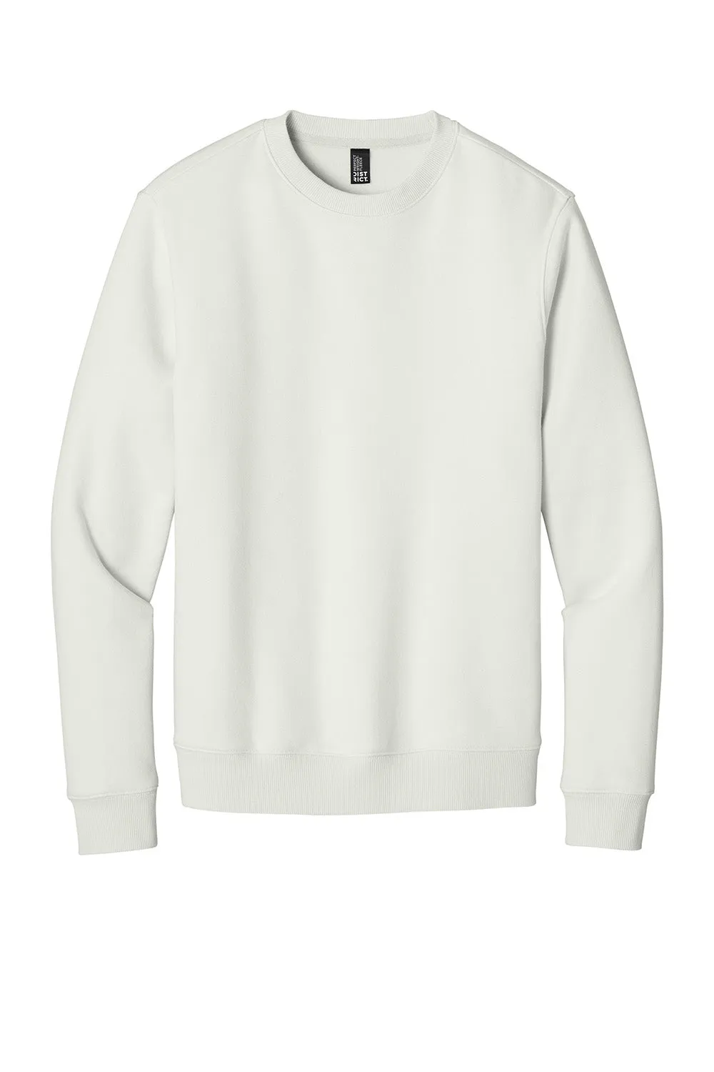 District Herren Perfektes Gewicht Fleece Pullover - Onyx Weiß