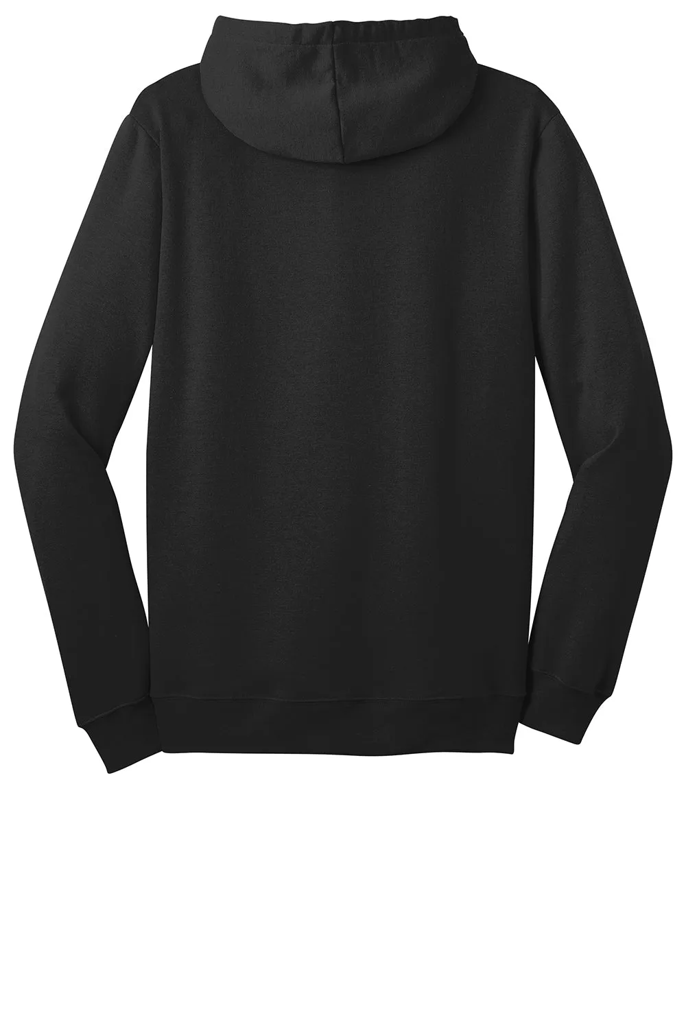 District Herren The Concert Fleece Full Zip Kapuzenpullover mit Taschen - Schwarz