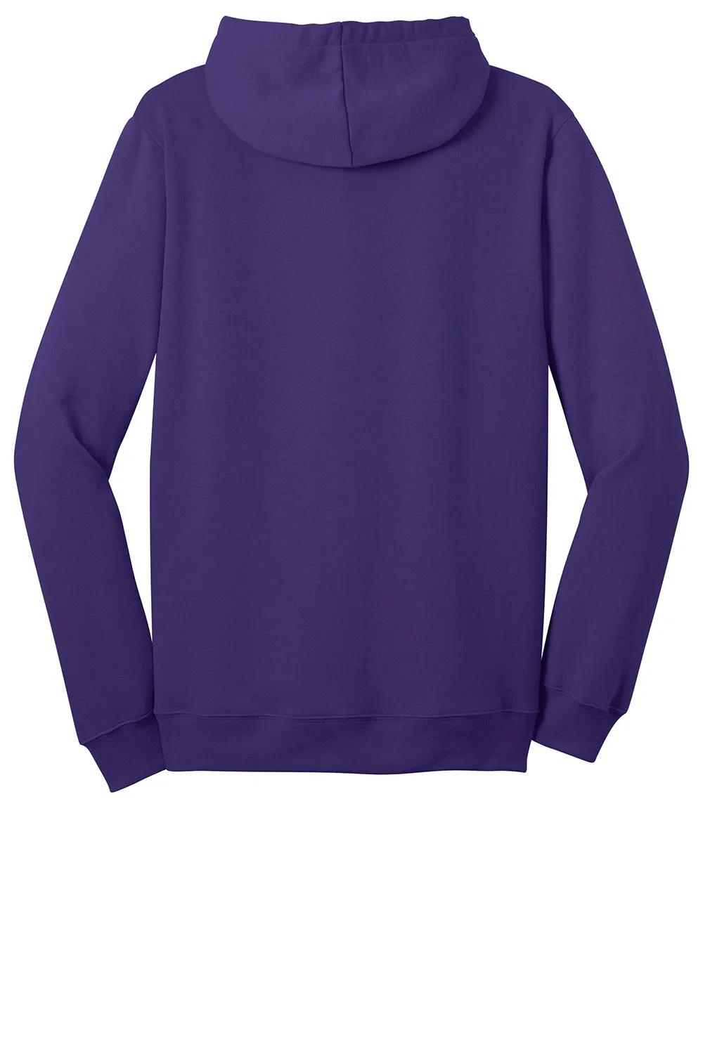 District Herren The Concert Fleece Full Zip Kapuzenpullover mit Taschen - Lila