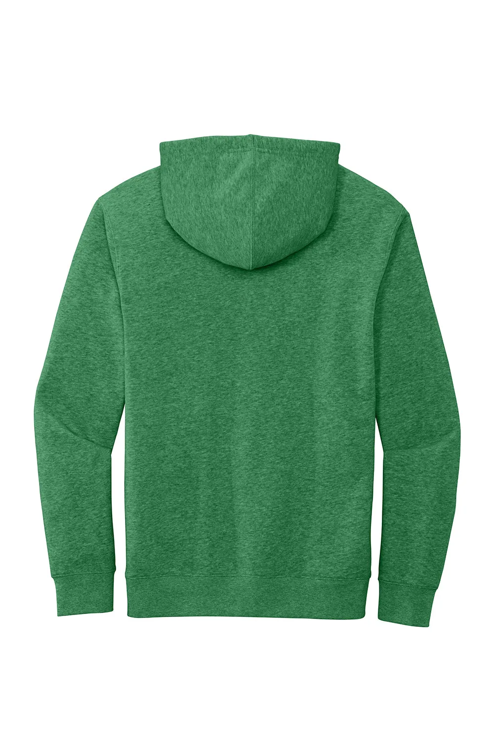 District Herren Sehr Wichtiger Fleece Kapuzenpullover Hoodie mit Kangaroo-Tasche - Heather Kelly Grün