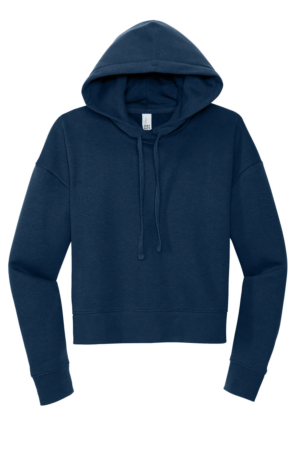 District Damen V.I.T. Fleece Kapuzenpullover Hoodie - Neu Marineblau