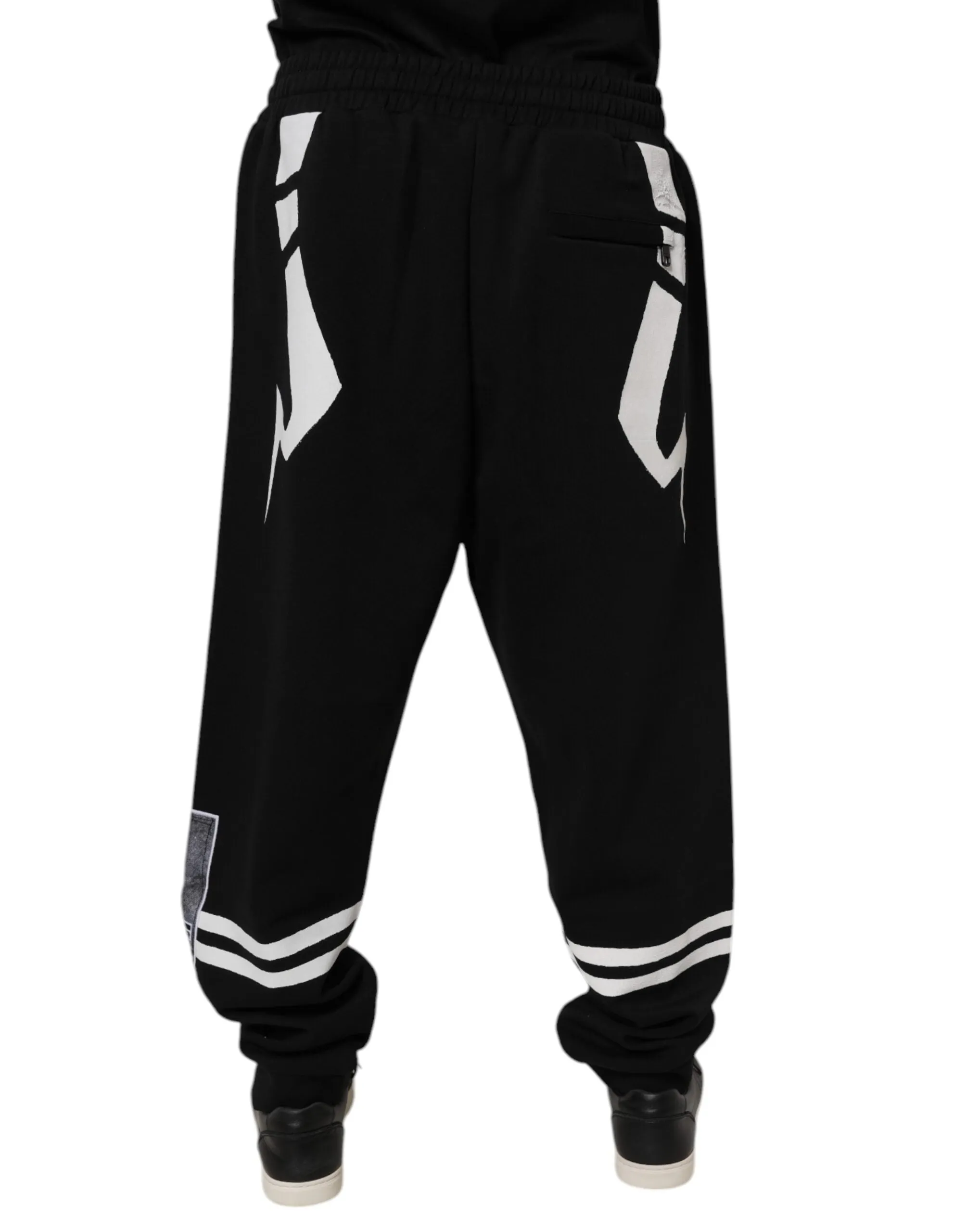 Dolce & Gabbana Logo Baumwoll-Jogger SweatMen's Herrenhose (Vorgetragen)
