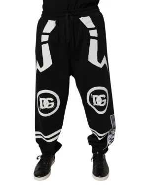Dolce & Gabbana Logo Baumwoll-Jogger SweatMen's Herrenhose (Vorgetragen)
