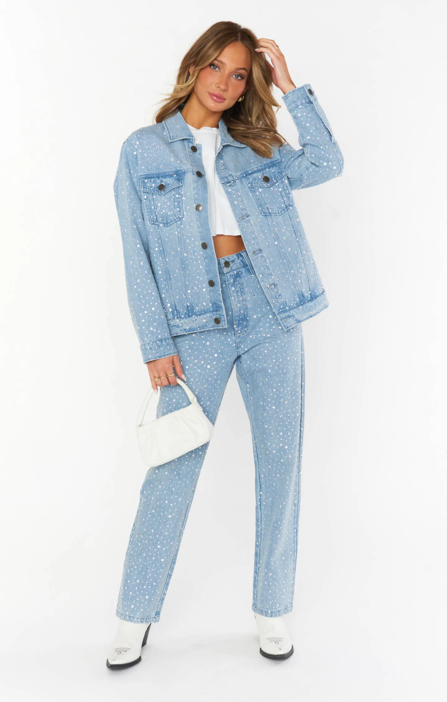 Dover Denim Jacket ~ Verzierter Indigo