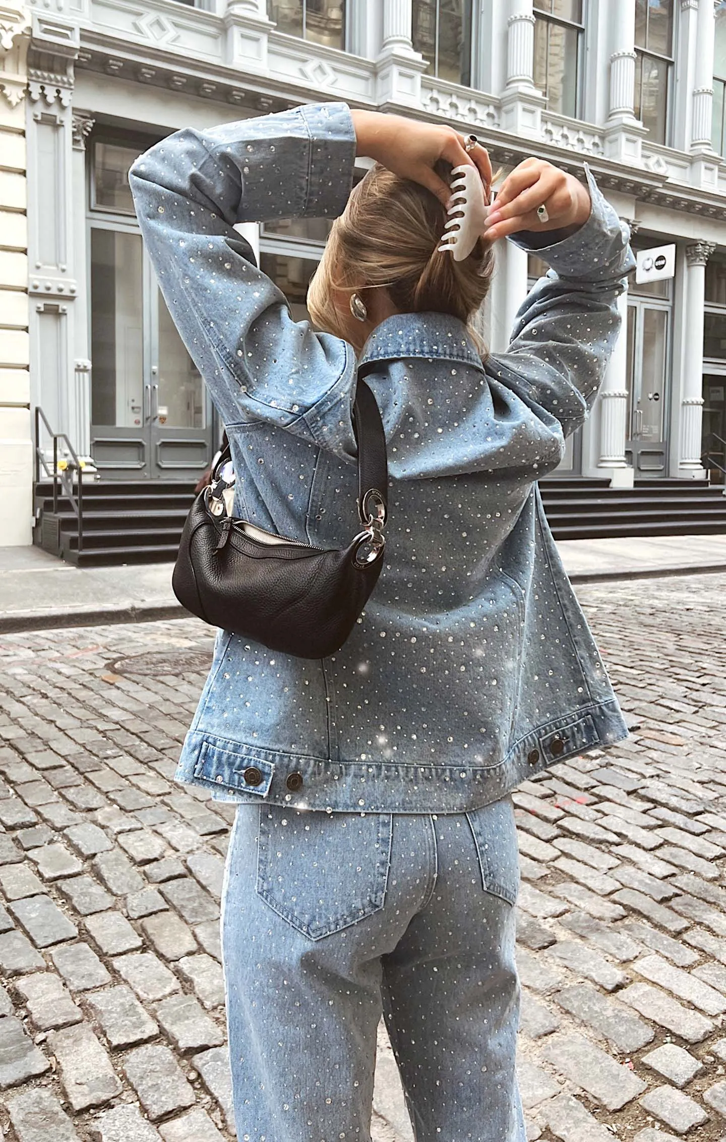 Dover Denim Jacket ~ Verzierter Indigo