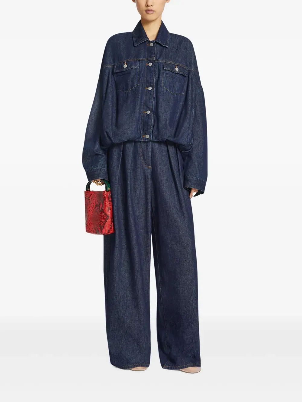 DRIES VAN NOTEN - Damen Denim Blouson Kleidung_dries-van-noten