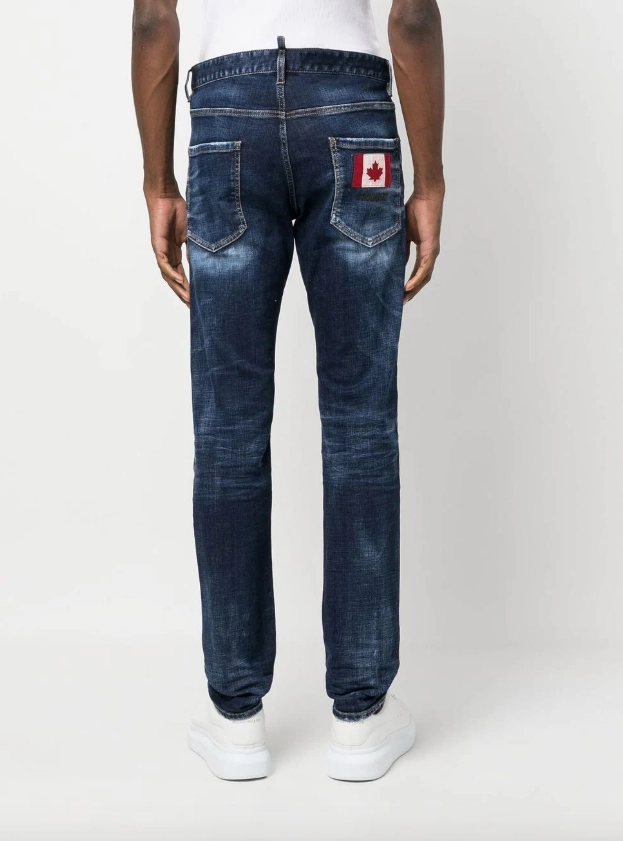 Dsquared2 Dunkelblaue Clean-Wash-Cool-Guy-Jeans