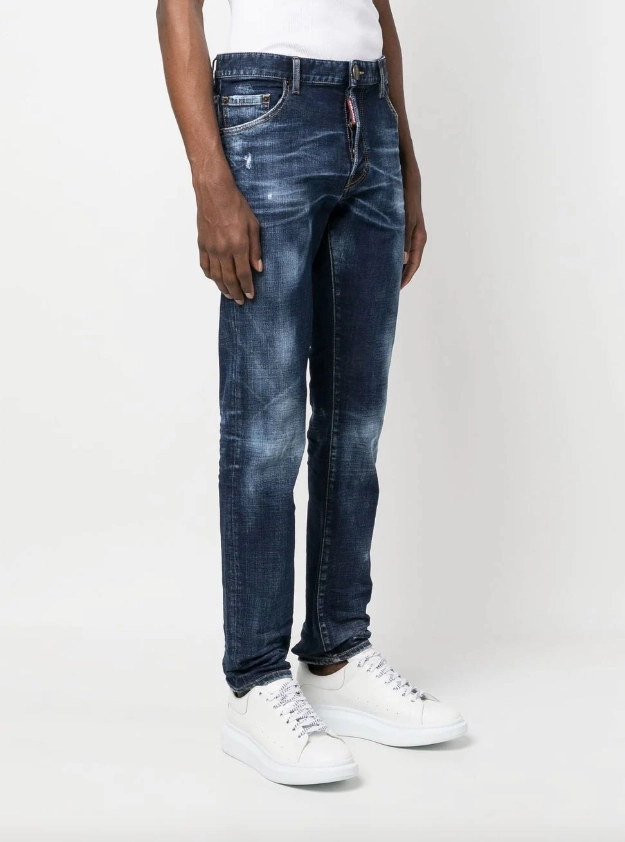 Dsquared2 Dunkelblaue Clean-Wash-Cool-Guy-Jeans