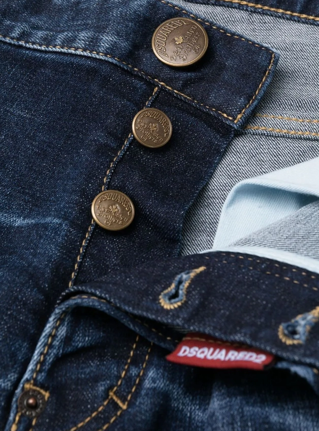 Dsquared2 Dunkelblaue Clean-Wash-Cool-Guy-Jeans