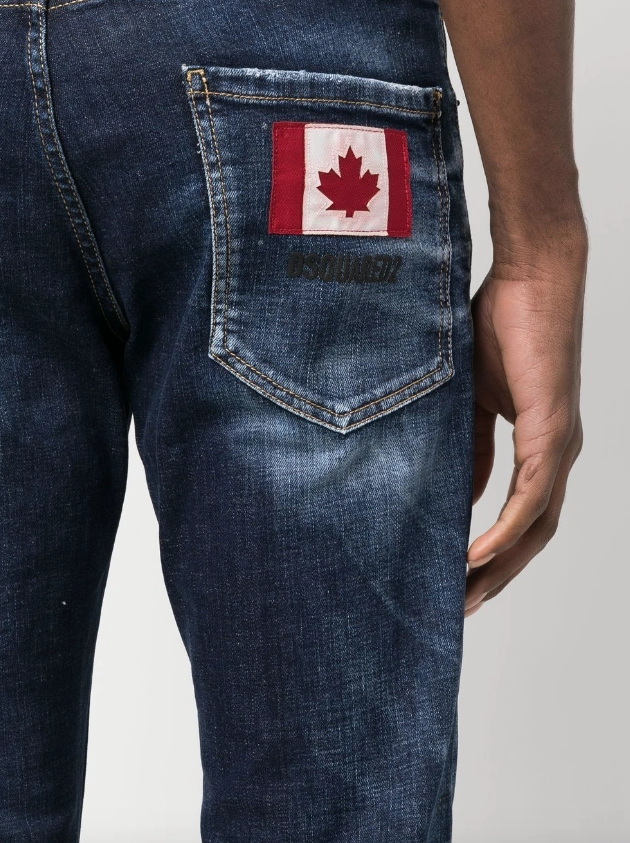 Dsquared2 Dunkelblaue Clean-Wash-Cool-Guy-Jeans