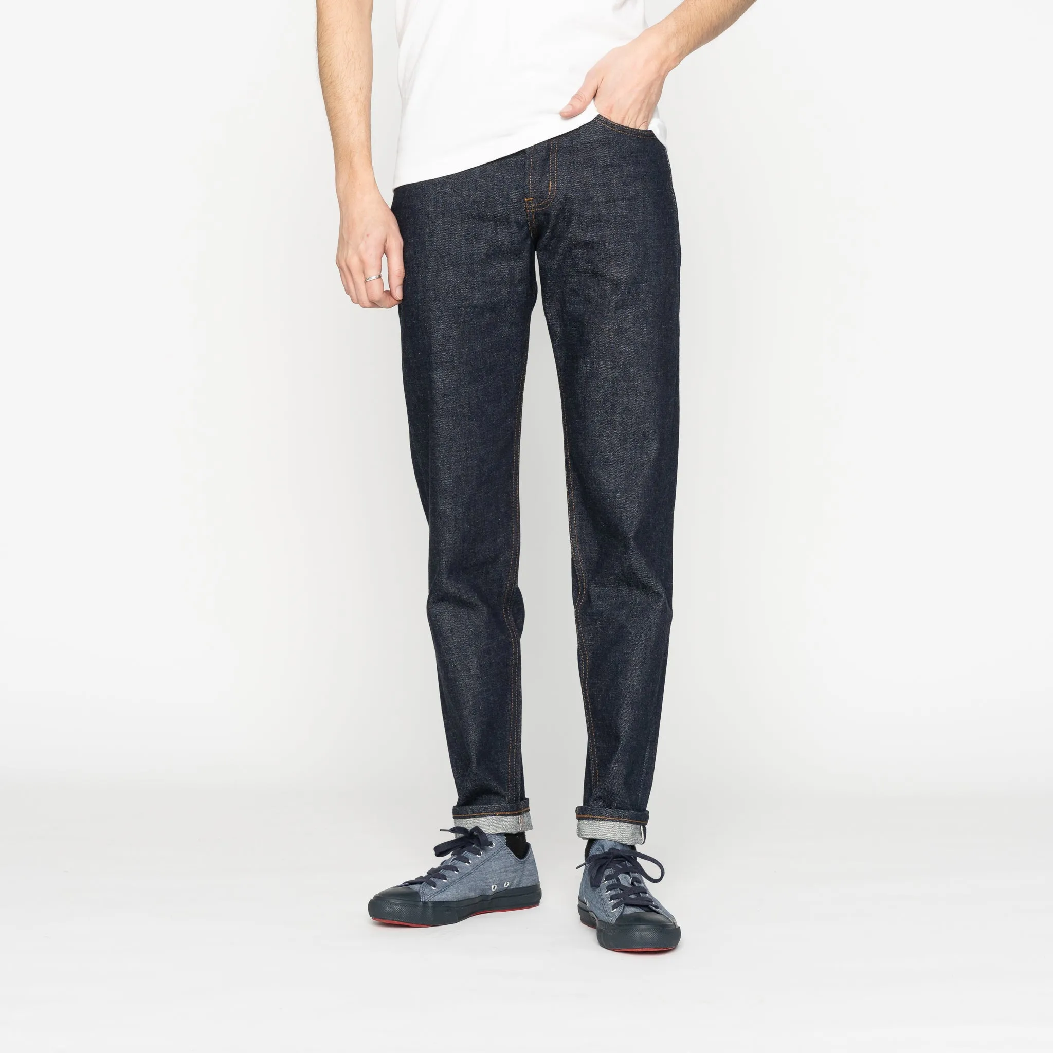 Easy Guy - Blauer Wave-Selvedge