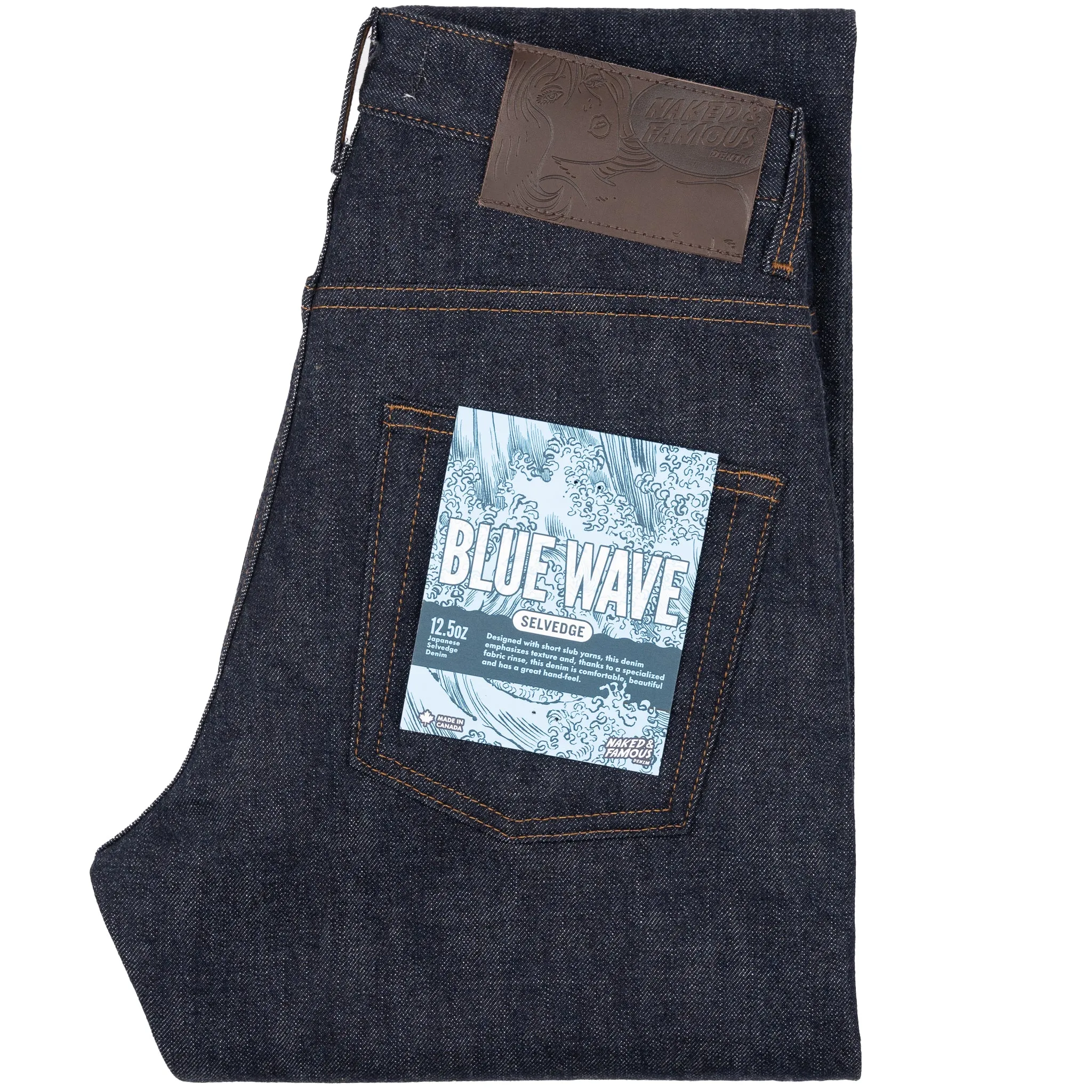 Easy Guy - Blauer Wave-Selvedge