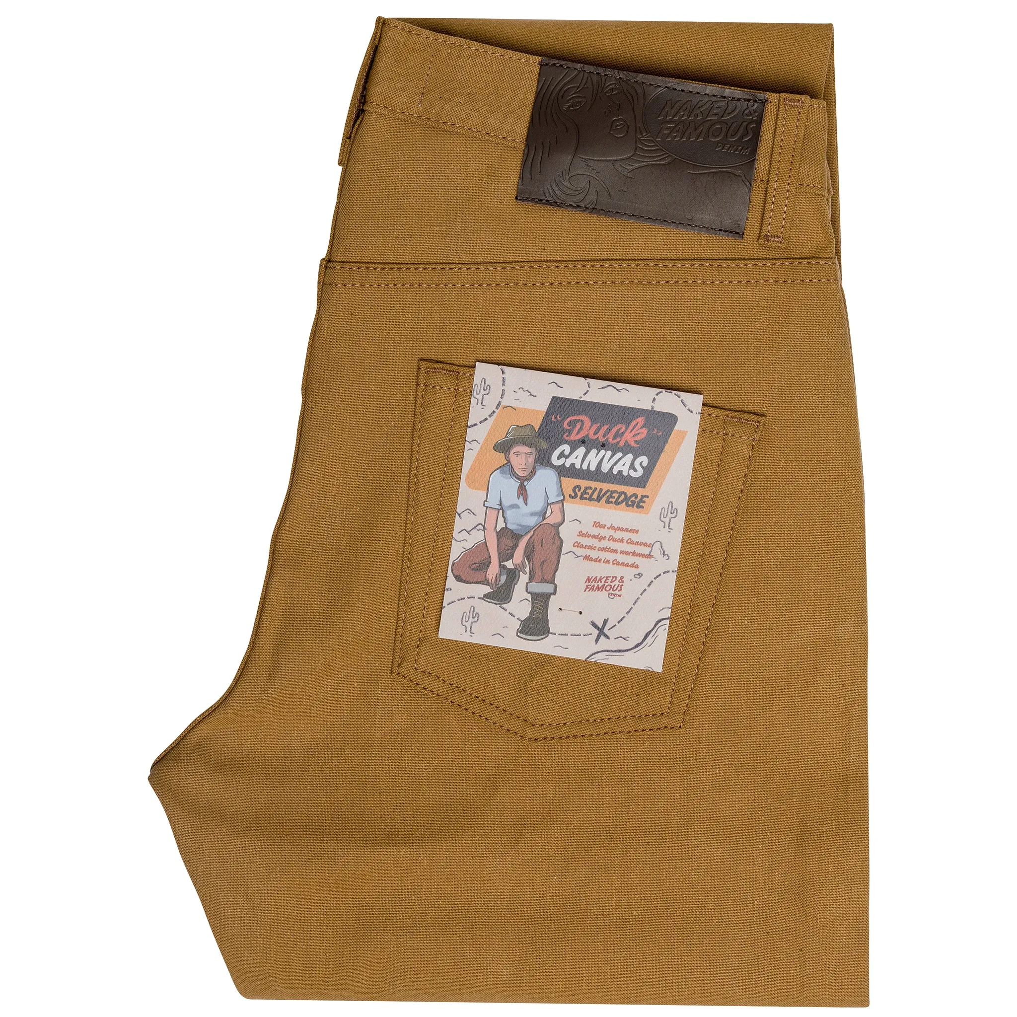 Easy Guy - Entengrauer Canvas-Selvedge