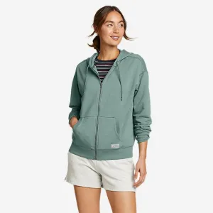 Eddie Bauer Women's Cozy Camp Full-Zip Hoodie - Dark Seafoam Eddie Bauer