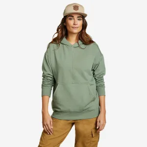 Eddie Bauer Women's Cozy Camp Pullover Hoodie - Mineral Green Eddie Bauer