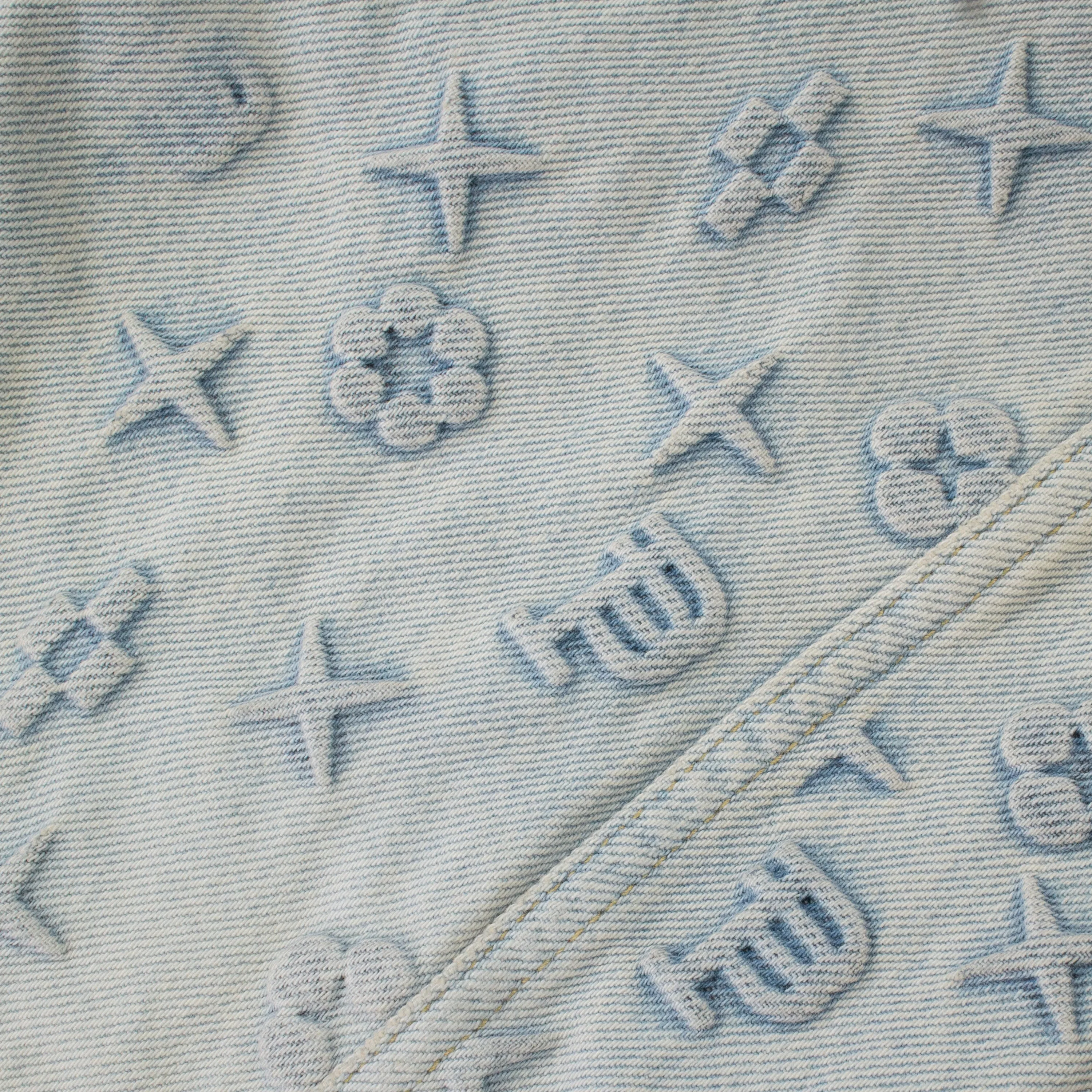 GEPRÄGTE JACKE Indigo DENIM JACKEN