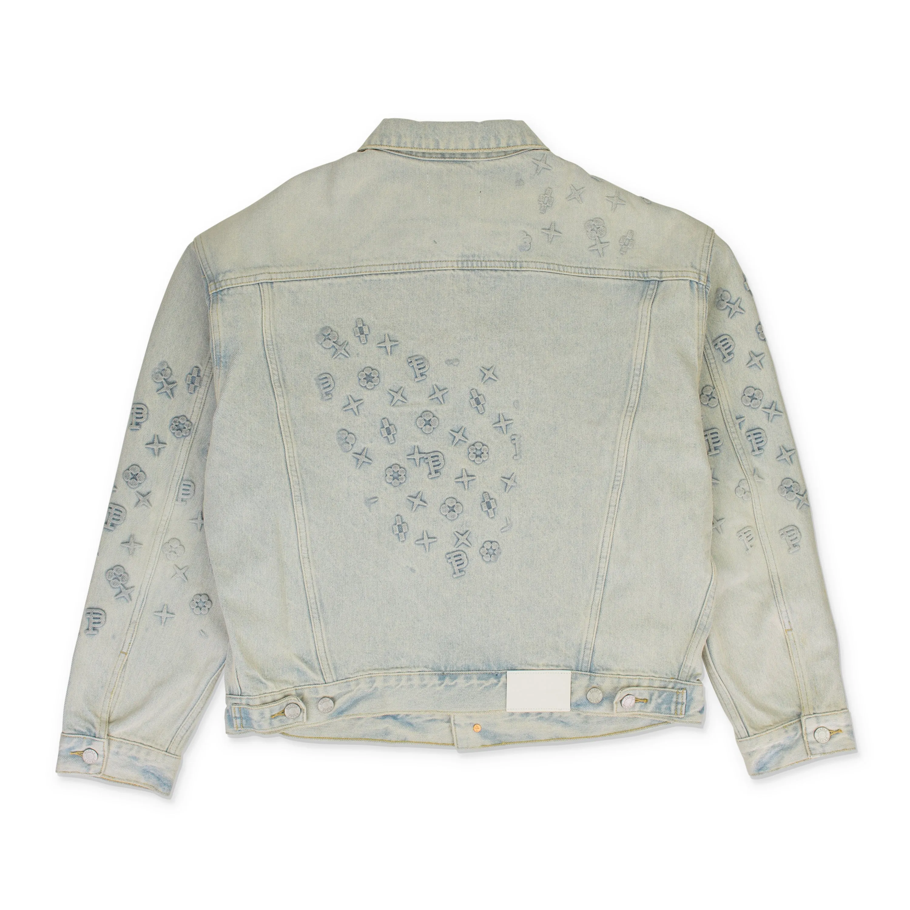 GEPRÄGTE JACKE Indigo DENIM JACKEN