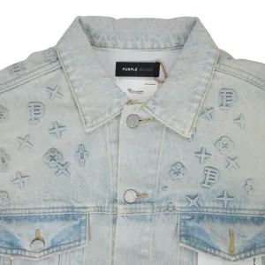GEPRÄGTE JACKE Indigo DENIM JACKEN
