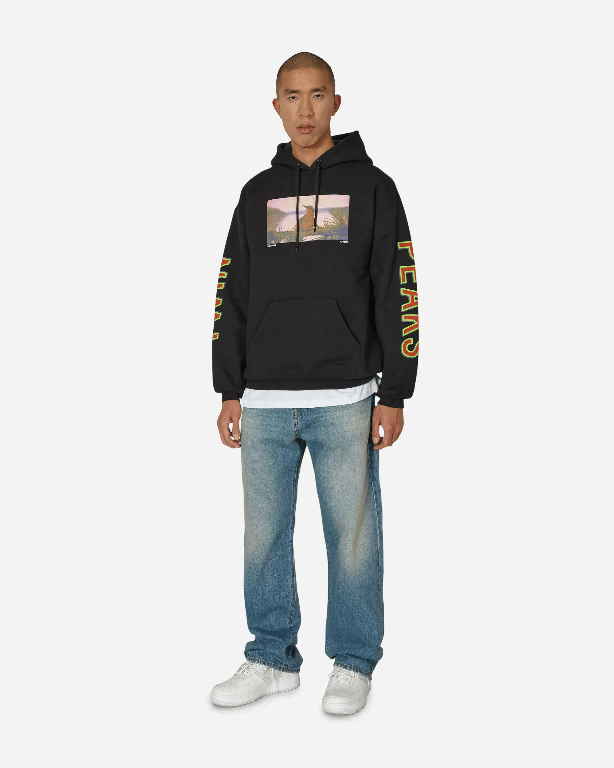 Böse Kapuzenpullover Schwarz