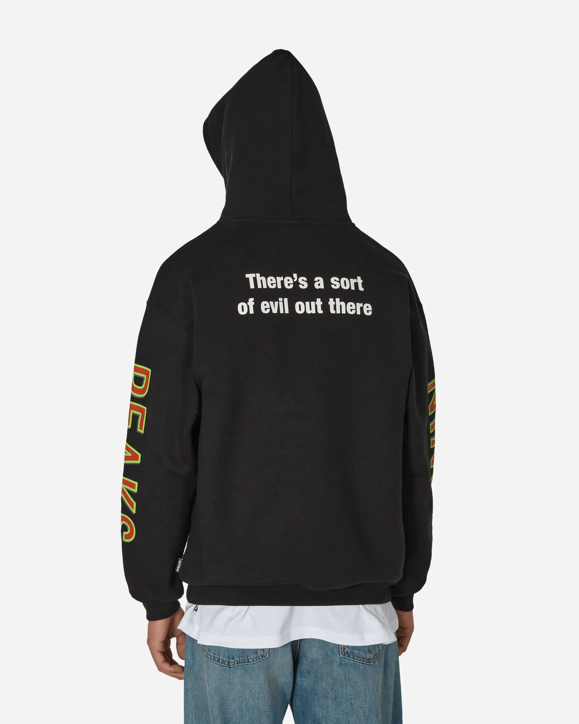 Böse Kapuzenpullover Schwarz