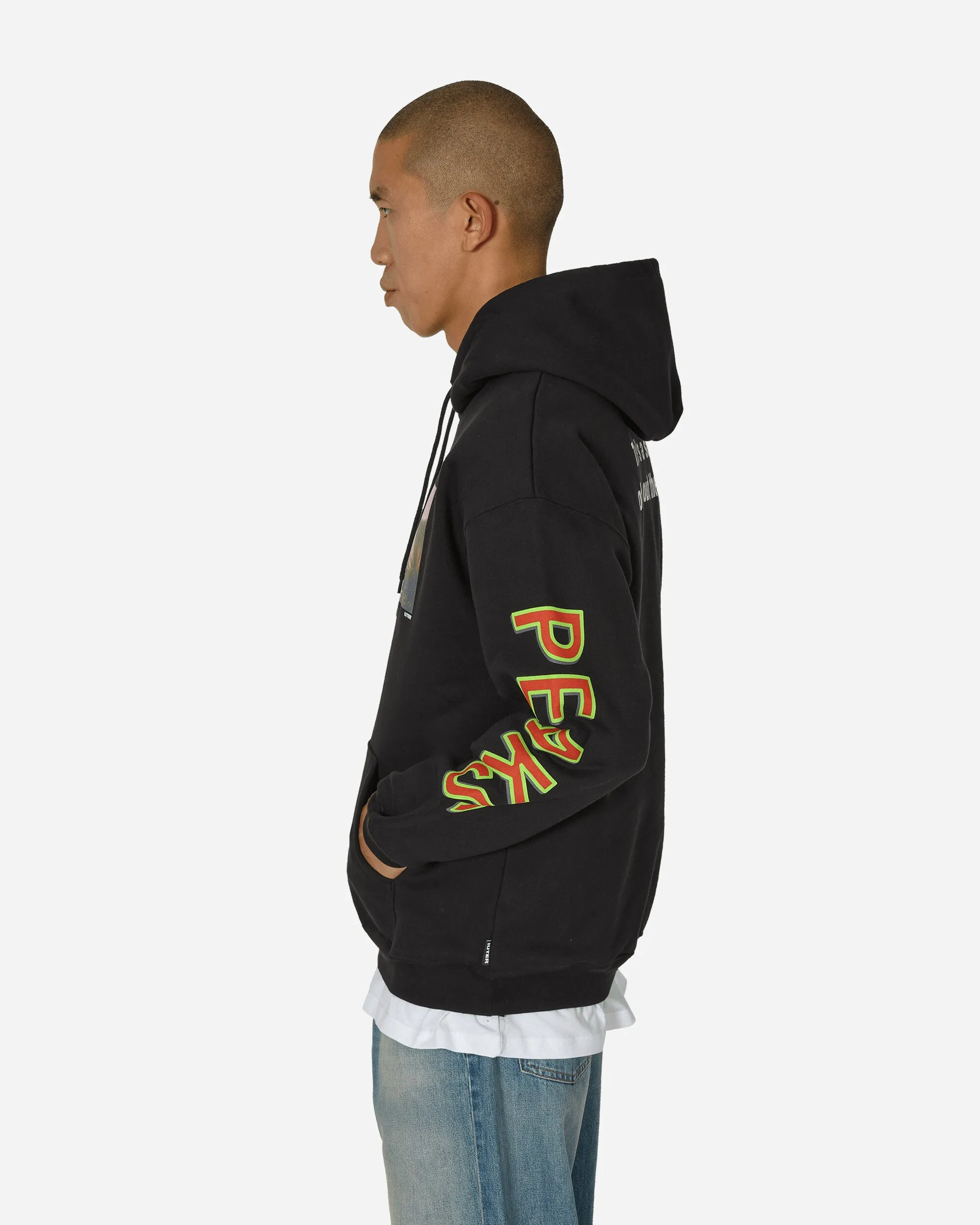 Böse Kapuzenpullover Schwarz